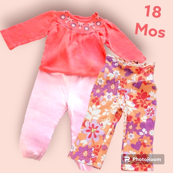 Girls 18 mos long sleeve outfit - Picture 1 of 1